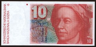 10 francs, 1986
