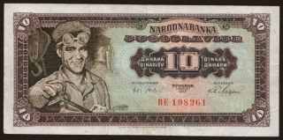 10 dinara, 1965
