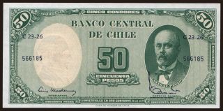 50 pesos/ 5 centesimos, 1960
