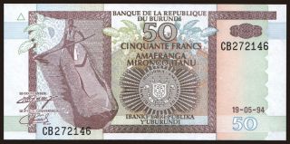 50 francs, 1994