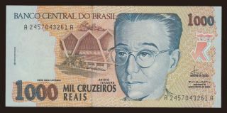1000 cruzeiros, 1993