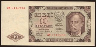 10 zlotych, 1948