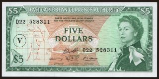 5 dollars, 1965