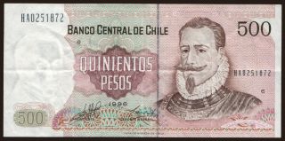 500 pesos, 1996