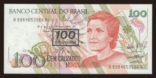 100 cruzados/ 100 cruzeiros, 1990