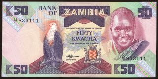 50 kwacha, 1986
