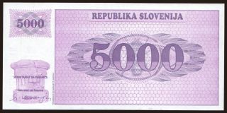 5000 tolarjev, 1992, VZOREC