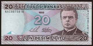 20 litu, 1993