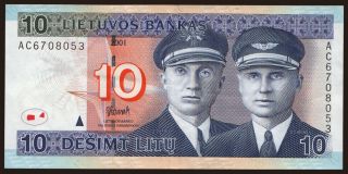 10 litu, 2001
