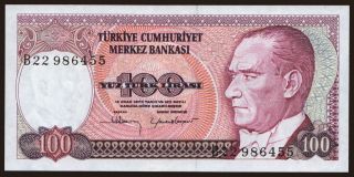 100 lira, 1983