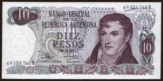 10 pesos, 1970