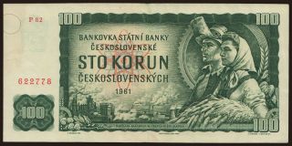 100 korun, 1961
