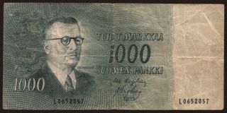 1000 markkaa, 1955