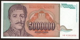 5.000.000 dinara, 1993