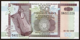 50 francs, 2005