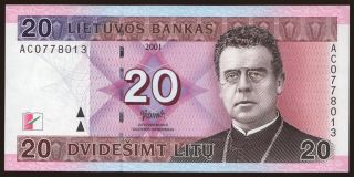 20 litu, 2001