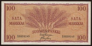 100 markkaa, 1957