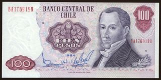 100 pesos, 1984