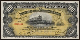 100 pesos, 1907
