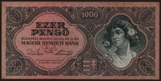 1000 pengő, 1945