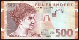500 Schilling, 1997