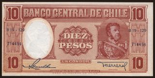 10 pesos, 1958