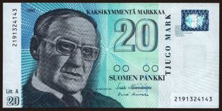 20 markkaa, 1993