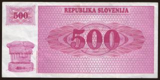 500 tolarjev, 1990