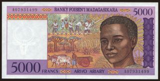 5000 francs, 1995