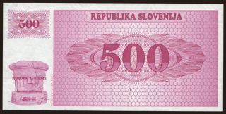 500 tolarjev, 1992, VZOREC