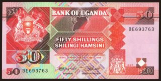 50 shillings, 1987