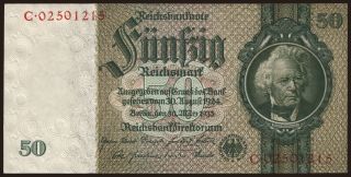 50 Reichsmark, 1933, -/C