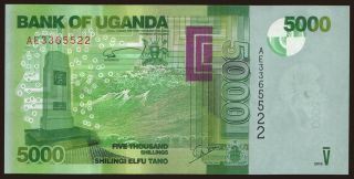 5000 shillings, 2010