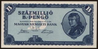 100.000.000 B-pengő, 1946