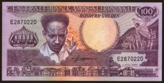 100 gulden, 1986
