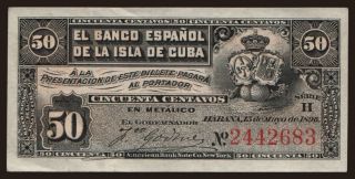 50 centavos, 1896