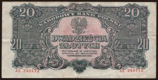 20 zlotych, 1944