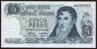 5 pesos, 1974