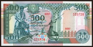 500 shilin, 1989