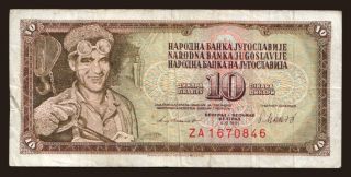 10 dinara, 1981