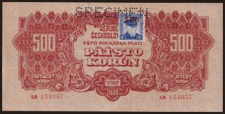 500 korun, 1944(45)