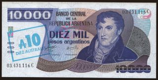 10 australes, 1985