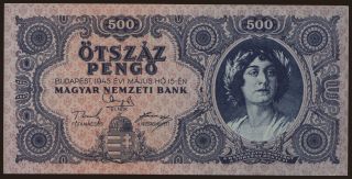 500 pengő, 1945