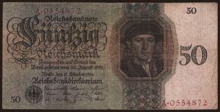 50 Reichsmark, 1924, L/A