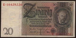 20 Reichsmark, 1929, I/E
