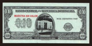 10 centavos, 1961, MUESTRA