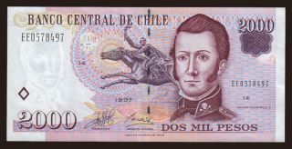 2000 pesos, 1997