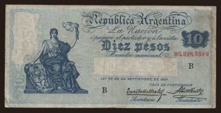 10 pesos, 1897(1925)