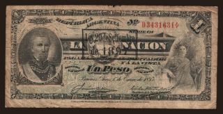 1 peso, 1897