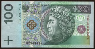 100 zlotych, 1994